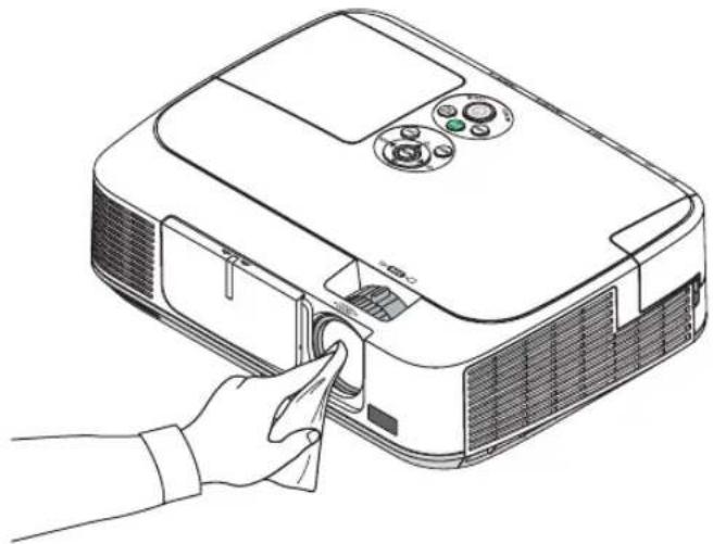 NEC NP-M311X - ② Cleaning the Lens - 1