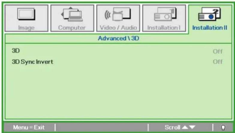 VIVITEK D330WX - Lamp Hour Reset - 2
