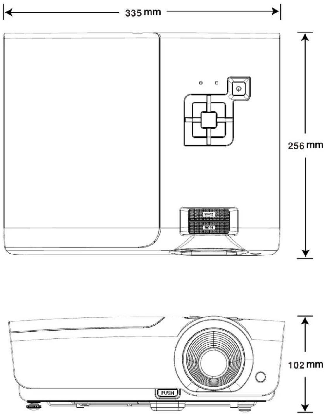 VIVITEK D330WX - Timing Mode Table - 1