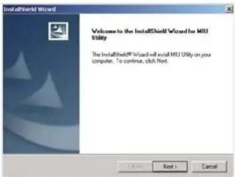 InstallShield Wizard Welcome to the InstallShield Wizard for MUL Utility The InstallShield® Wizard will install MUL Utility on your computer. To continue, click Next.