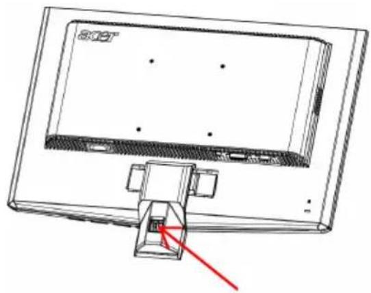 ACER Excel X193 - Attaching / Removing the Base - 2