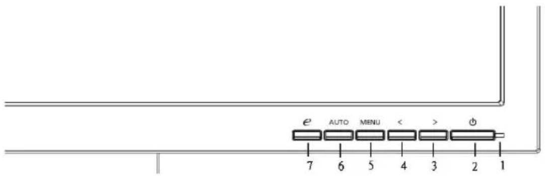 ACER Business B193 - User controls - 1