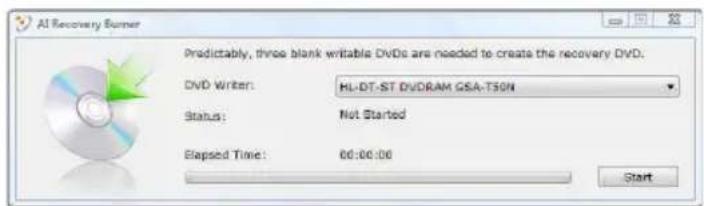 ASUS UL50 - Creating the Recovery DVD: - 1