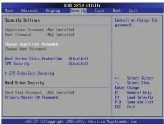 ASUS ROG G71G - Security Setting - 1
