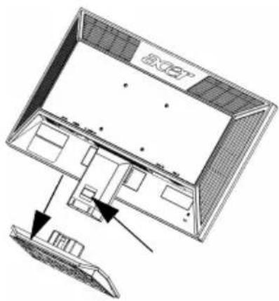 ACER Value V223W - Removing: - 2