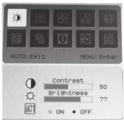 ACER Value V173A - How to adjust a setting - 2