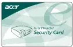 acer Acer Projector Security Card
