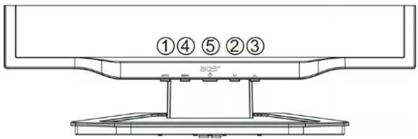 ACER AL1923 - Adjusting display settings - 1