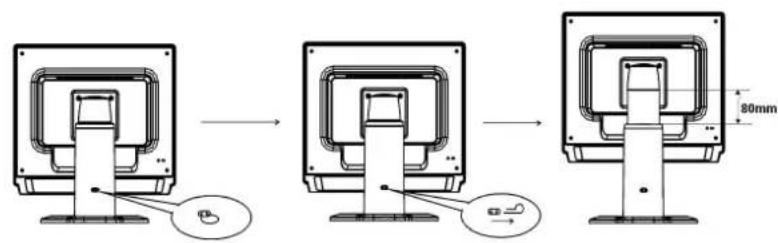 ACER AL1923 - Adjusting the viewing angle (Only AL1923 h/AL1923 r) - 5