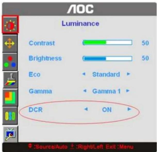 AOC 416VA - Dynamic Contrast Ratio - 1