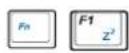 ASUS N50 - Colored Hot Keys - 3