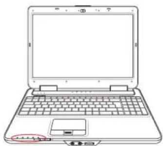 ASUS N50 - Status Indicators Front - 2