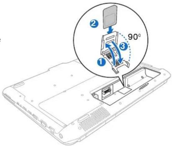 ASUS N50 - Installing a Mobile SIM card - 1