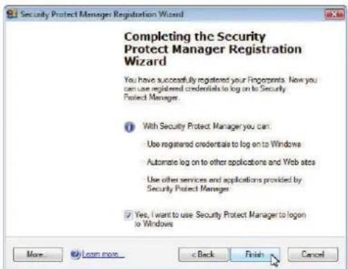 ASUS N50 - Fingerprint Registration (on selected models) cont. - 2