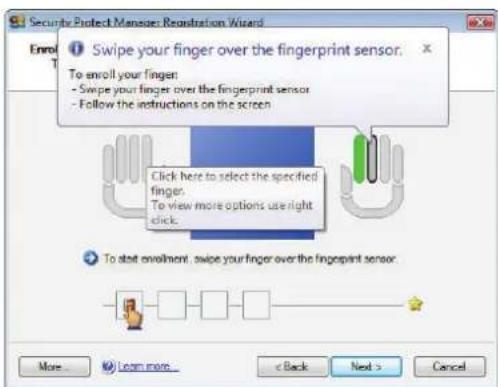 ASUS N50 - Fingerprint Registration (on selected models) - 5