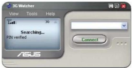 ASUS N50 - Using 3G Watcher software - 3