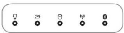ASUS N50 - Status Indicators Front - 1