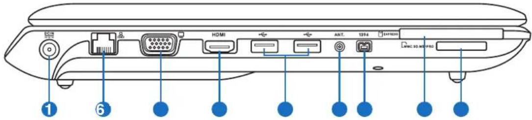 ASUS N50 - Left Side - 1