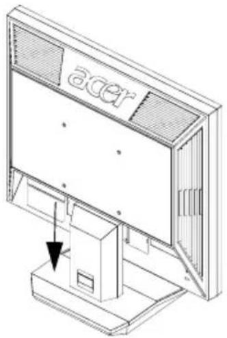 ACER V193B - Removing: - 1