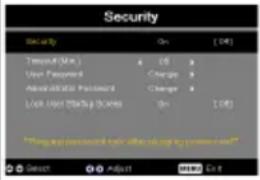 ACER P3150 - Management setting - 4
