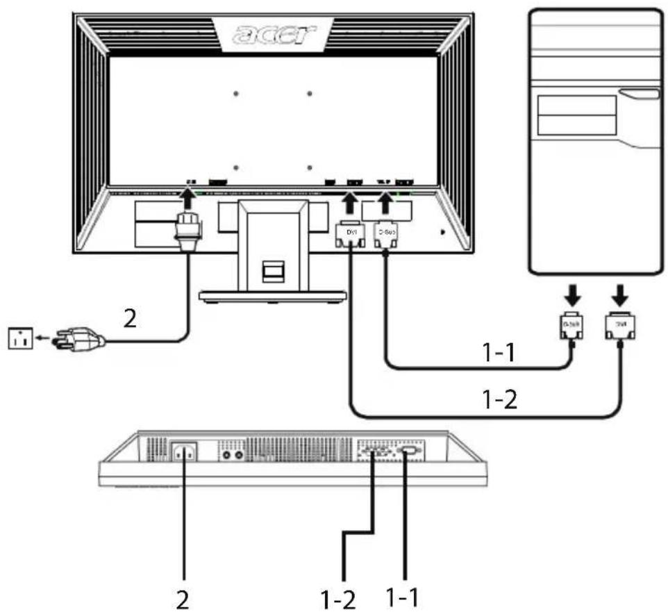ACER V243W - Steps - 1