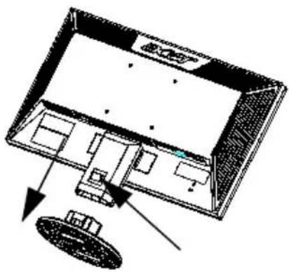 ACER V243W - Removing: - 2