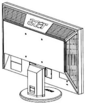 ACER V243W - Removing: - 1