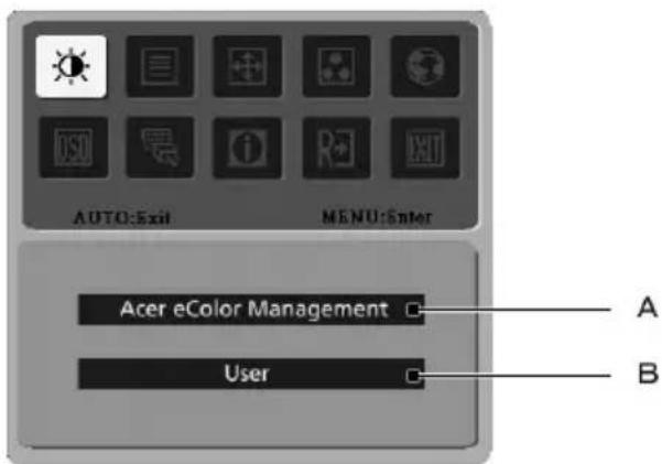 ACER V193L - How to adjust a setting - 1