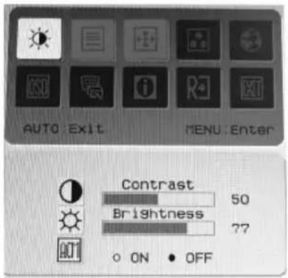 ACER B223PWL - How to adjust a setting - 3