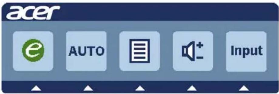 ACER H276HL - USER CONTROLS - 2