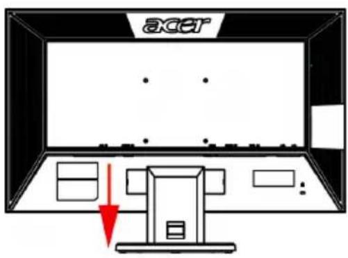 ACER V243PHL - Removing: - 1