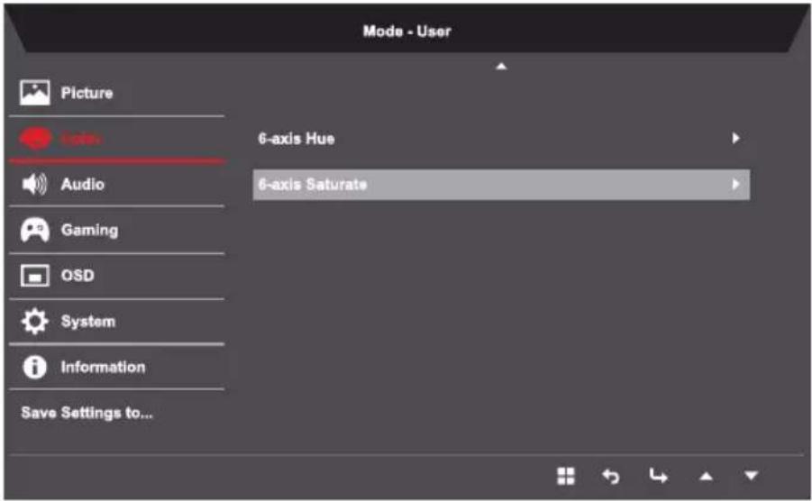 ACER Nitro RG240Y - Adjusting the Color - 2
