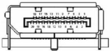 ACER Nitro RG240Y - 20-pin color display signal cable(Only DP-Inpute Model) - 1