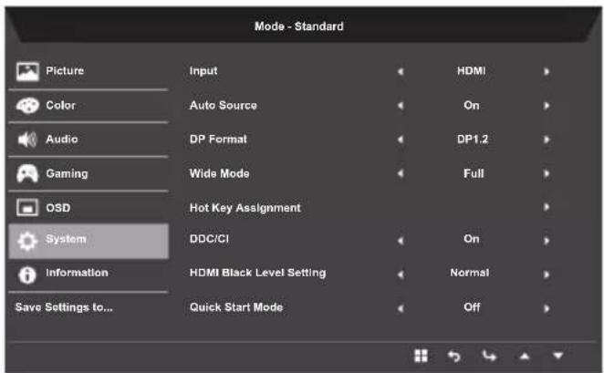 ACER Nitro RG240Y - Adjusting the System - 2