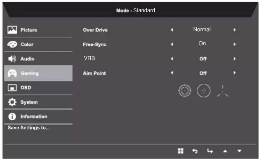 ACER Nitro RG240Y - Adjusting the Gaming - 1