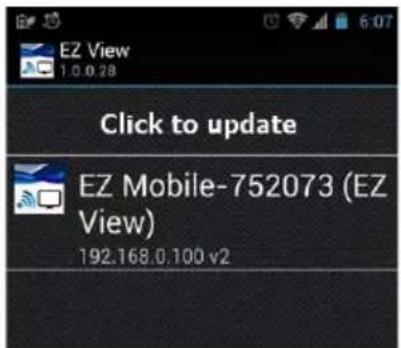EZ View 1.0.0.28 Click to update EZ Mobile-752073 (EZ View) 192.168.0.100 v2