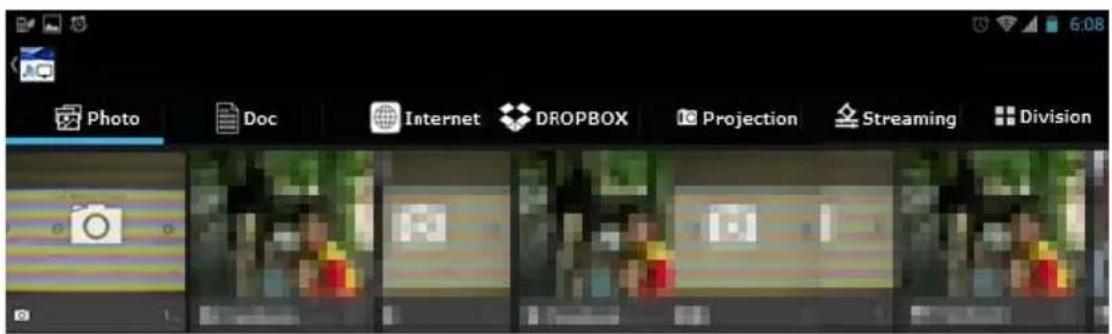 Photo Doc Internet DROPBOX Projection Streaming Division