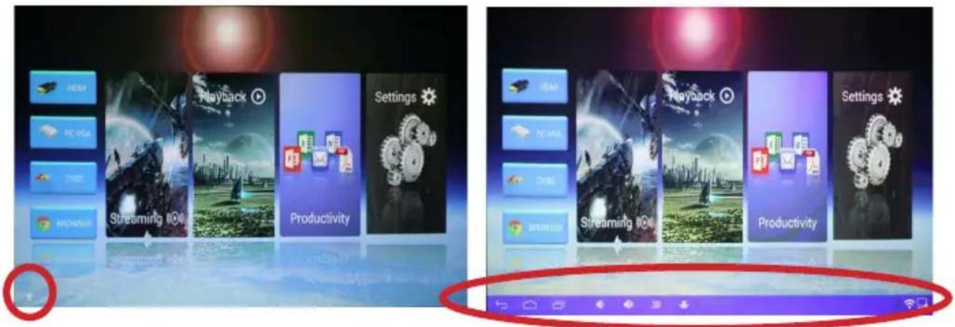 AAXA Technologies P450 Pro - Pop-Up Menu: - 1