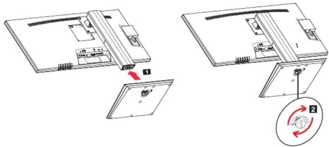 ACER CB351C - ATTACHING/REMOVING THE BASE - 1