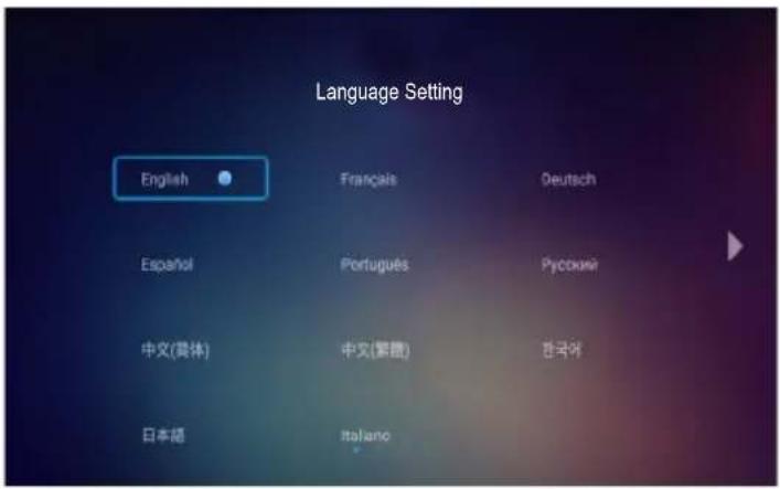 Language Setting English Français Deutsch Español Portugues Русский 中文(简体) 中文(繁體) 한국어 日本語 Italano