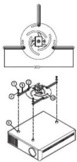 ACER V6820i - Ceiling Mount Installation - 5