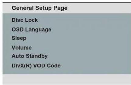 PHILIPS DVP3260K - Accessing the setup menu - 2