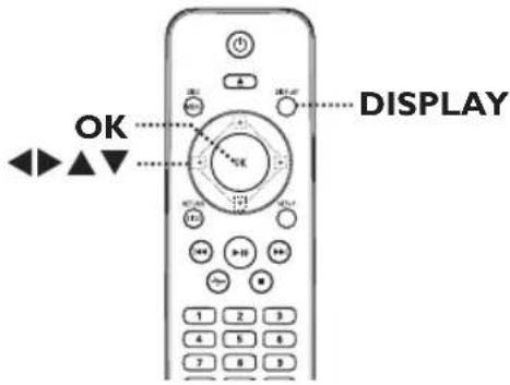 PHILIPS DVP3260K - Using Display menu options - 1