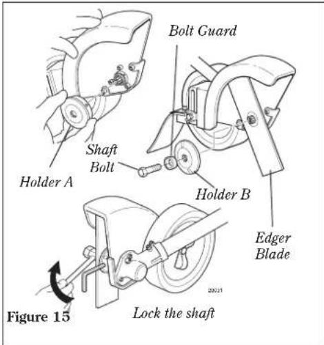 Shindaiwa T260X - Mount the Edger Blade - 2