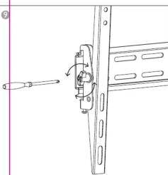 Technische Strichzeichnung einer mechanischen Baugruppe mit Hebel und Verstellmechanismus (ohne Text oder Symbole).