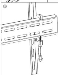 Technische Strichzeichnung einer mechanischen Halterungsbaugruppe mit Montagehalterung (ohne Text oder Symbole).