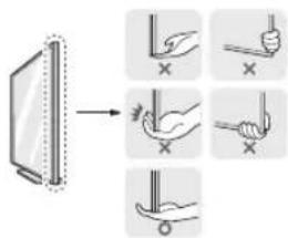 LG 55NANO796NF - Lifting and moving the TV - 2