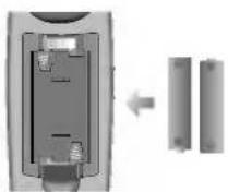 LG RT-25FB75RQ - Установка батареек в ПДУ - 1