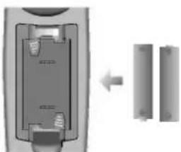 LG RT-29FA55RB - Установка батареек в ПДУ - 1