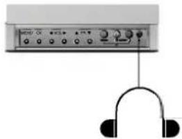 LG RT-21FA76X - Гнездо для наушников (не во всех моделях) - 1